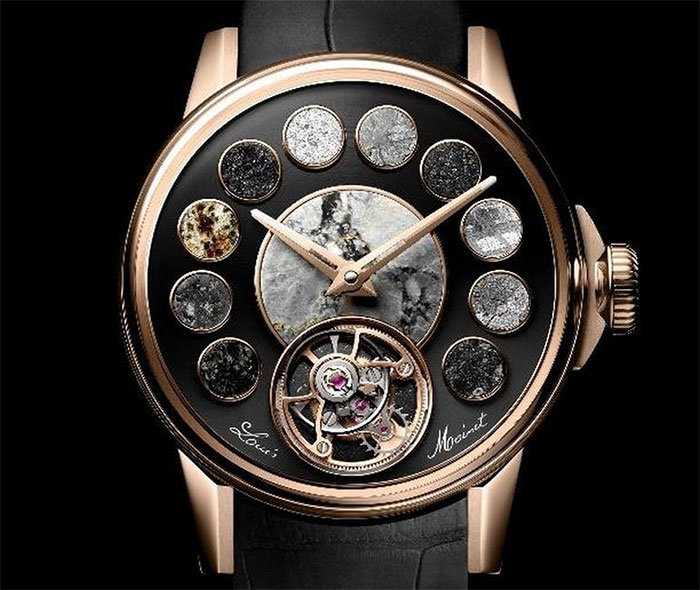 dong-ho-4 Cận cảnh 12 mẫu đá thiên thạch quý hiếm trên chiếc Cosmopolis.