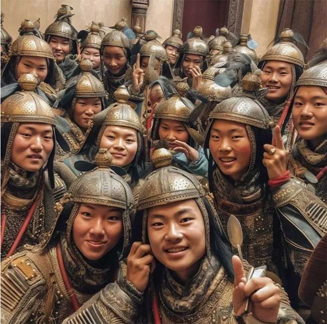 ai-phuc-dung-doi-quan-bat-ky-2 AI đã tạo ra một bộ ảnh vô cùng thú vị về đội quân Bát kỳ.