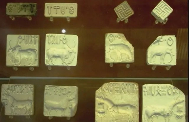 co-vat-cua-nen-van-minh-indus Những con dấu được khai quật có nhiều họa tiết động vật, bao gồm sư tử, voi, tê giác