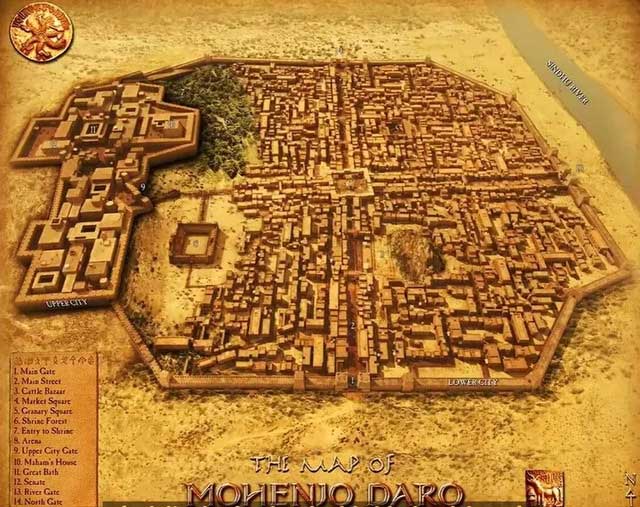 thanh-pho-co-mohenjo-daro-1 Mohenjo-daro bị bỏ hoang vào khoảng năm 1900 trước Công nguyên.