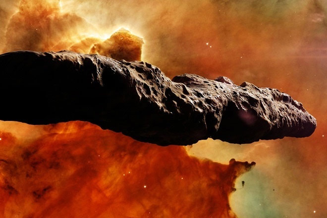 vat-the-oumuamua-1 Lượng nhỏ khí hydro đã khiến cho Oumuamua tăng tốc mà không hình thành "đuôi"