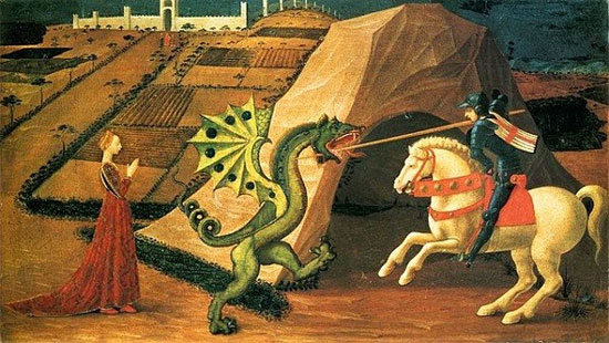 St. George và con Rồng - tranh của danh họa Paolo Uccello, 1470 St. George và con Rồng - tranh của danh họa Paolo Uccello,