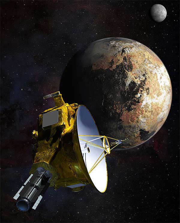 new-horizons-and-pluto Tàu New Horizons và sao Diêm Vương