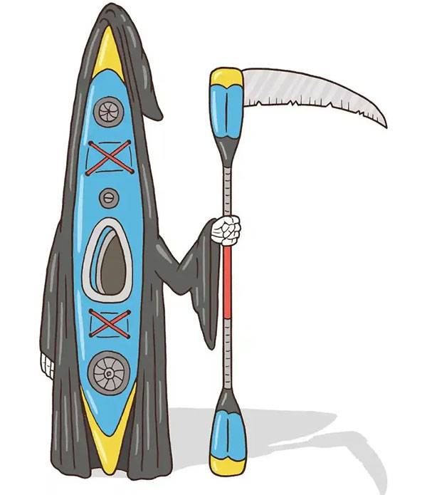 Nỗi sợ thuyền kayak