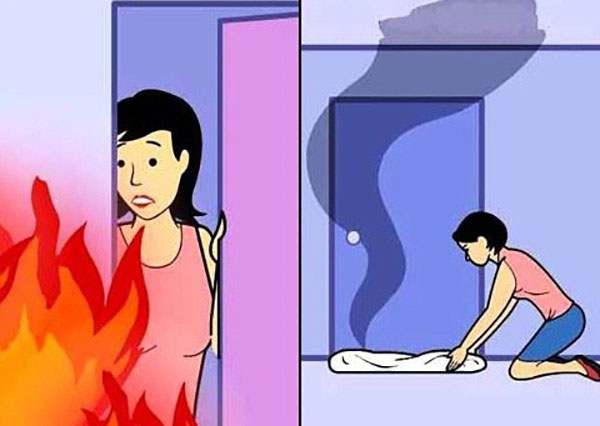 Cố gắng không hít khói. Trọn bộ bí kíp thoát thân khi gặp hỏa hoạn